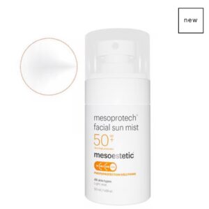 Protector Solar bruma mesoprotech®
facial sun mist
Bruma facial solar antiedad SPF50