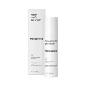 Concentrando antimanchas. Melan tran3xgel crema con ácido tranexámico. Mesoestetic